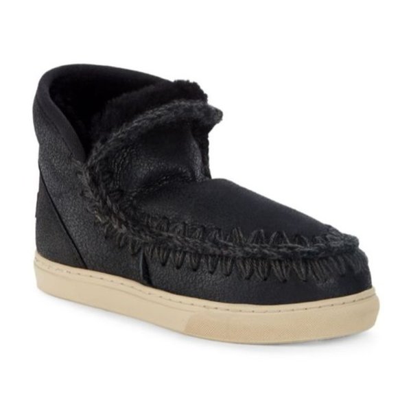 MOU high top shearling Eskimo Sneakers short boots - Picture 1 of 7
